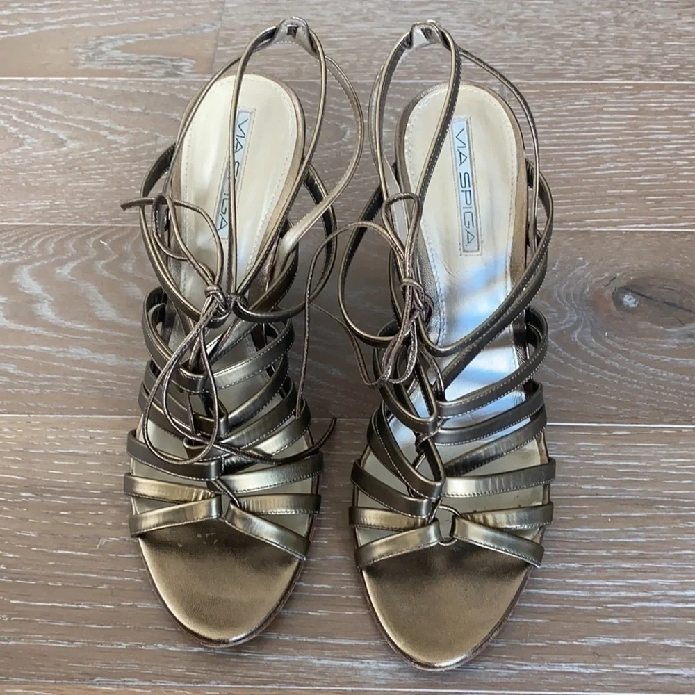 Via Spiga Giraffe Print Wedge Sandal | 10M